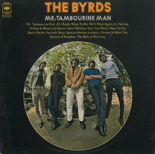 THE BYRDS Mr Tambourine Man Vinyl Record LP CBS Embassy