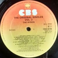 THE BYRDS The Original Singles 1967-1969, Volume 2 Vinyl Record LP CBS 1982