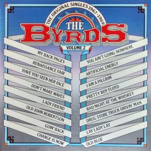 THE BYRDS The Original Singles 1967-1969, Volume 2 Vinyl Record LP CBS 1982