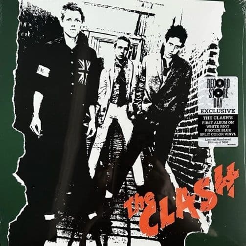 THE CLASH The Clash Vinyl Record LP US Epic 2015 RSD White & Blue Vinyl