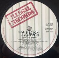 THE CRAMPS Off The Bone Vinyl Record LP Illegal 1983