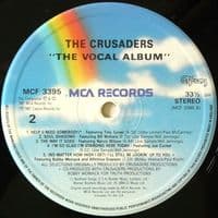 THE CRUSADERS The Vocal Album Vinyl Record LP MCA 1987