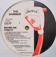 THE DAMNED Machine Gun Etiquette Vinyl Record LP Chiswick 1979