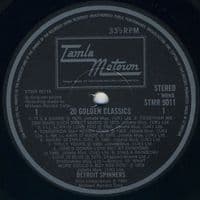 THE DETROIT SPINNERS 20 Golden Classics Vinyl Record LP Tamla Motown 1980