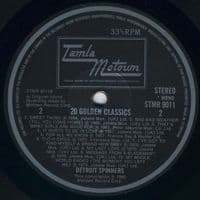 THE DETROIT SPINNERS 20 Golden Classics Vinyl Record LP Tamla Motown 1980