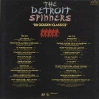 THE DETROIT SPINNERS 20 Golden Classics Vinyl Record LP Tamla Motown 1980