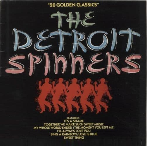 THE DETROIT SPINNERS 20 Golden Classics Vinyl Record LP Tamla Motown 1980