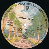 THE DOOBIE BROTHERS Livin' On The Fault Line Vinyl Record LP Warner Bros. 1977