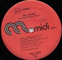 THE DOORS The Doors Vol. 2 Vinyl Record LP German Midi