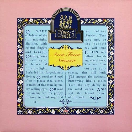 THE ENID Aerie Faerie Nonsense Vinyl Record LP The Enid 1983
