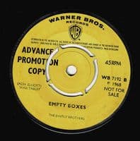 THE EVERLY BROTHERS It's My Time Vinyl Record 7 Inch Warner Bros. 1968 Advance Promo WB 7192 KT Demo