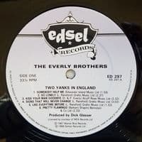 THE EVERLY BROTHERS Two Yanks In England Vinyl Record LP Edsel 1989