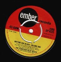 THE FABULOUS BLUE BEATS Rhythm & Blues Volume One EP Vinyl Record 7 Inch Ember 1964 EMB EP 4525 R&B