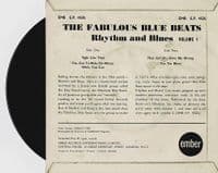 THE FABULOUS BLUE BEATS Rhythm & Blues Volume One EP Vinyl Record 7 Inch Ember 1964 EMB EP 4525 R&B
