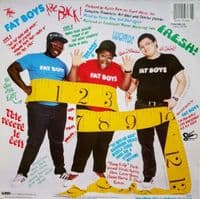 THE FAT BOYS The Fat Boys Are Back Vinyl Record LP WEA 1985