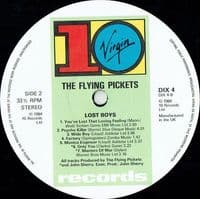 THE FLYING PICKETS Lost Boys Vinyl Record LP 10 1984