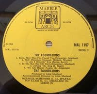 THE FOUNDATIONS The Foundations Vinyl Record LP Marble Arch 1969