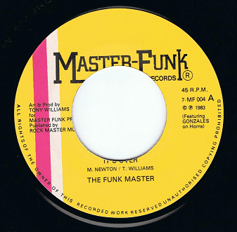 THE FUNK MASTER It S Over 7 Single Vinyl Record 45rpm Master Funk 1983 the-funk-master-it-s-over-7-single-vinyl-record-45rpm-master-funk-1983