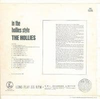 THE HOLLIES In The Hollies Style Vinyl Record LP Parlophone 1964