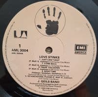 THE J. GEILS BAND Love Stinks Vinyl Record LP EMI America 1980
