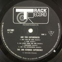THE JIMI HENDRIX EXPERIENCE Are You Experienced Vinyl Record LP Track 1967