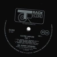 THE JIMI HENDRIX EXPERIENCE Electric Ladyland Part 1 Vinyl Record LP Track 1969.