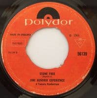 THE JIMI HENDRIX EXPERIENCE Hey Joe Vinyl Record 7 Inch Polydor 1966 Single 56139 Mono Pressing 45