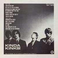 THE KINKS Kinda Kinks Vinyl Record LP PRT