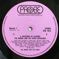 THE MAMAS & THE PAPAS A Gathering Of Flowers Vinyl Record LP Probe 1970