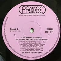 THE MAMAS & THE PAPAS A Gathering Of Flowers Vinyl Record LP Probe 1970