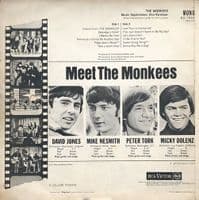 THE MONKEES The Monkees Vinyl Record LP RCA Victor 1966.