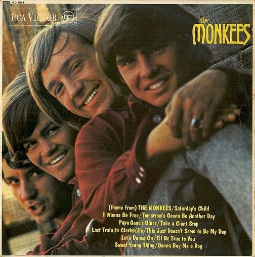 THE MONKEES The Monkees Vinyl Record LP RCA Victor 1966.