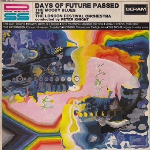 THE MOODY BLUES Days Of Future Passed Vinyl Record LP Deram 1967