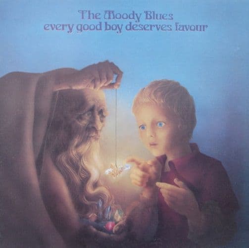 THE MOODY BLUES Every Good Boy Deserves Favour Vinyl Record LP Threshold 1971
