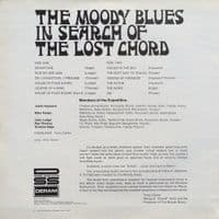 THE MOODY BLUES In Search Of The Lost Chord Vinyl Record LP Deram 1968..