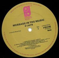 THE O'JAYS Message In The Music Vinyl Record LP Philadelphia 1976