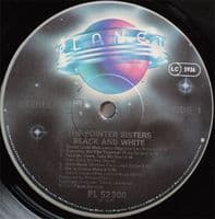 THE POINTER SISTERS Black & White Vinyl Record LP Planet 1981