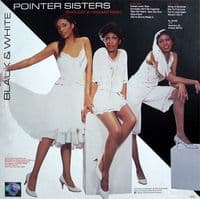 THE POINTER SISTERS Black & White Vinyl Record LP Planet 1981