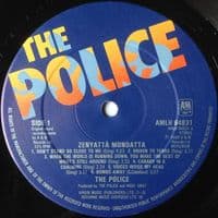 THE POLICE Zenyatta Mondatta Vinyl Record LP A&M 1980
