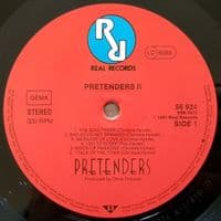 THE PRETENDERS Pretenders II Vinyl Record LP Real