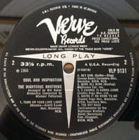 THE RIGHTEOUS BROTHERS Soul & Inspiration Vinyl Record LP Verve 1966