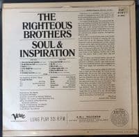 THE RIGHTEOUS BROTHERS Soul & Inspiration Vinyl Record LP Verve 1966