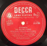THE ROLLING STONES Aftermath Vinyl Record LP Decca 1966 Mono UK Original 4B/4A Matrix KT Tax Code
