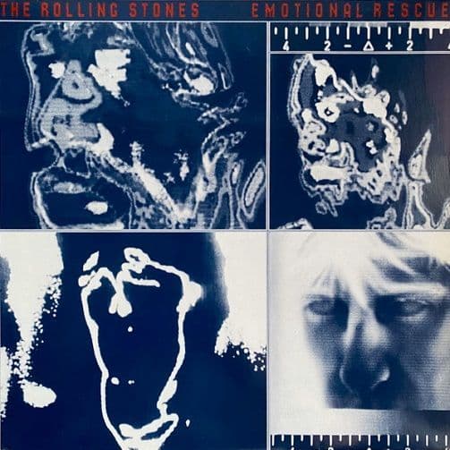 THE ROLLING STONES Emotional Rescue Vinyl Record LP German Rolling Stones 1980