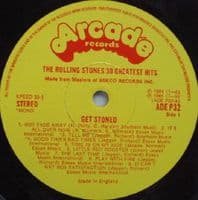 THE ROLLING STONES Get Stoned Vinyl Record LP Arcade 1977
