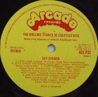 THE ROLLING STONES Get Stoned Vinyl Record LP Arcade 1977