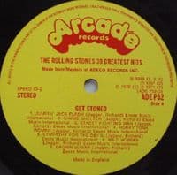 THE ROLLING STONES Get Stoned Vinyl Record LP Arcade 1977