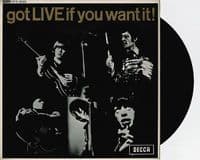THE ROLLING STONES Got Live If You Want It EP Vinyl Record 7 Inch Decca 1972 Mono Press Pic Sleeve