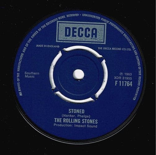 The rolling stones i wanna be your man vinyl record 7 inch decca