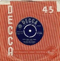 THE ROLLING STONES It's All Over Now Vinyl Record 7 Inch Decca 1964 Original 1st Press F.11934 45rpm